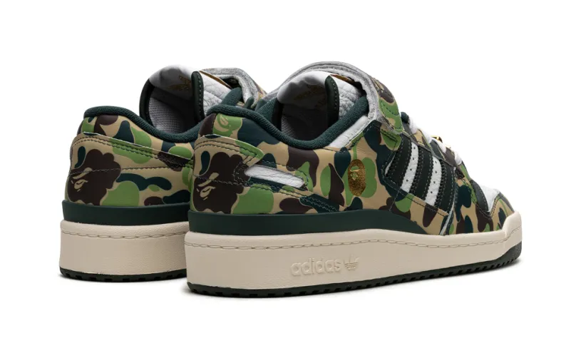 More Adidas Shoes Forum 84 Low 'Bape 30th Anniversary Green Camo'